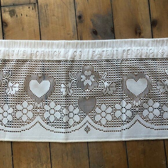 Vintage Country Louie Hornick Lace Window Valance 1988 54" x 12" - Picture 5 of 5